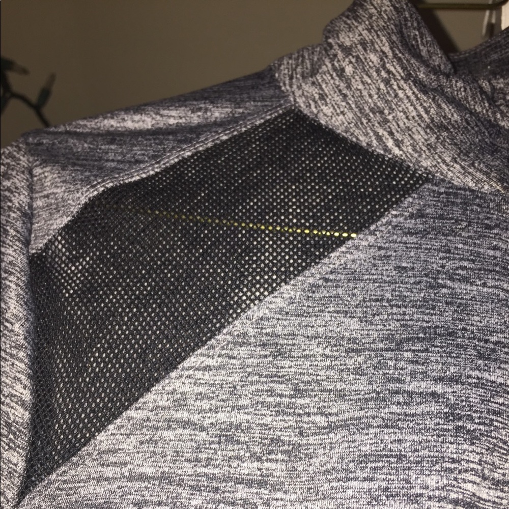 Cute zip up gray mesh jacket